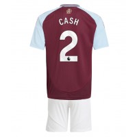 Fotbalové Dres Aston Villa Matty Cash #2 Dětské Domácí 2024-25 Krátký Rukáv (+ trenýrky)